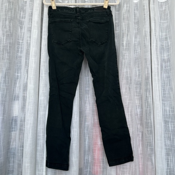 🆑 [4/$20] Level 99 Black Lily Crop Skinny Straight Jeans - Picture 5 of 8